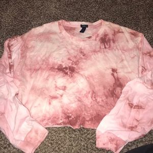 Tie Dye Crop Top Shirt